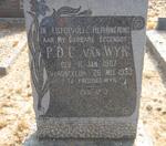 WYK P.D.C., van 1907-1953