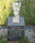 BEER Bertha Jacoba Johanna, de 1963-1963