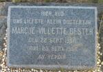 BESTER Margje Villette 1960-1968