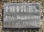 CILLIERS Anna Magdalena 1919-1995
