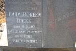 DICKS Emily Doreen 1917-1969