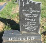 DONALD Charlie 1943-1995