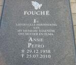 FOUCHE Ansie Petro 1958-2010