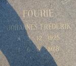 FOURIE Johannes Frederik 1925-1988
