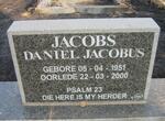 JACOBS Daniel Jacobus 1951-2000
