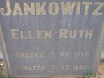 JANKOWITZ Ellen Ruth 1914-1990