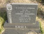 KRIEL Gideon Johannes Jacobus 1900-1991