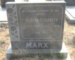 MARX Aletta Elizabeth 1920-1970