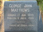 MATTHEWS George John 1949-1956