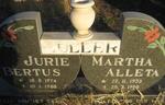 MULLER Martha Alleta 1953-1988 :: MULLER Jurie Bertus 1974-1988