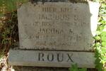 ROUX Jacoubs S. 1852-194 & Jacoba M. 1867-1946