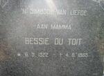 TOIT Bessie, du 1922-1965