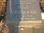 VERMAAK S.J. 1930-1986