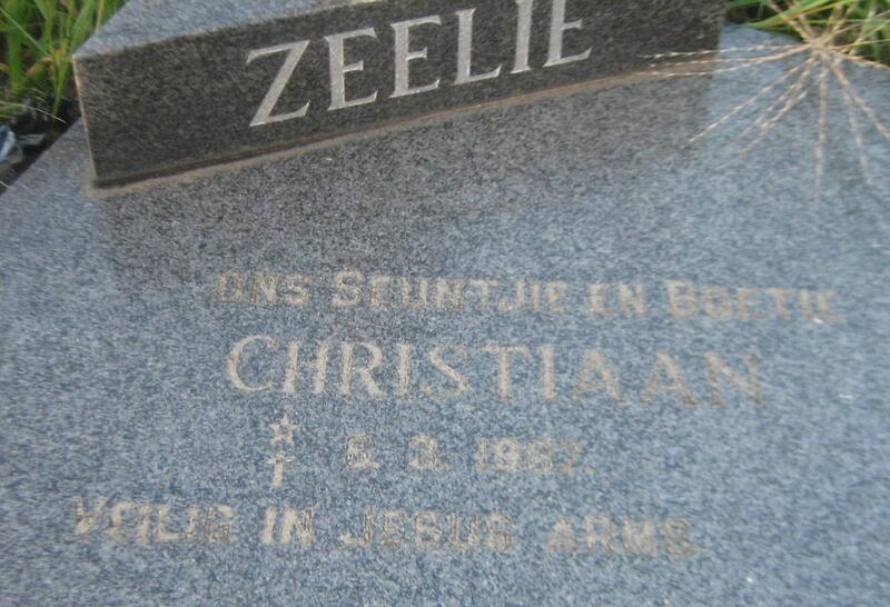 ZEELIE Christiaan -1987