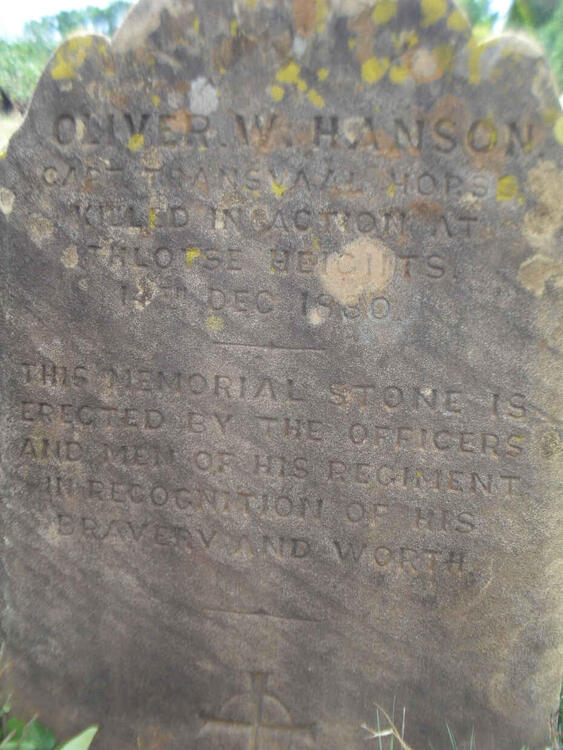 HANSON Oliver W. -1880