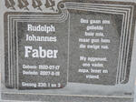 FABER Rudolph Johannes 1920-2007