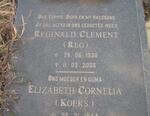 TURNER Reginald Clement 1938-2005 & Elizabeth Cornelia 1944-
