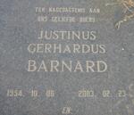 BARNARD Justinus Gerhardus 1954-2003 & Igena Johanna 1955-2003 