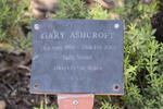 ASHCROFT Gary 1968-2003