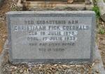 GOEDHALS Christiaan Fick 1870-1939
