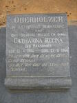 OBERHOLZER Catharina Regina nee HAASBROEK 1886-1966