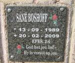 BOSHOFF Sané 1989-2009