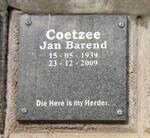 COETZEE Jan Barend 1939-2009