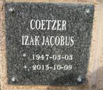 COETZER Izak Jacobus 1947-2015