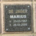 JAGER Marius, de 1967-2008