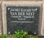 NEST Rachel Elizabeth, van der 1938-2014