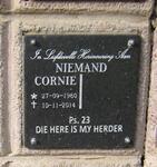 NIEMAND Cornie 1960-2014