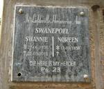 SWANEPOEL Swannie 1936-2013 & Noreen 1938-