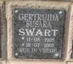 SWART Gertruida Susara 1928-2007