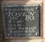 TOSEN Jan 1939-2013 & Ina