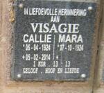 VISAGIE Callie 1924-2014 & Mara 1924-