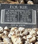 FOURIE Kassie 1959-2012 :: FOURIE Janie 1983-2012