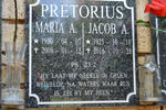 PRETORIUS Jacob A. 1925-2016 & Maria A. 1930-2008