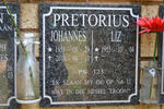 PRETORIUS Johannes 1953-2010 & Liz 1955-