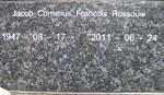 ROSSOUW Jacob Cornelius Francois 1947-2011