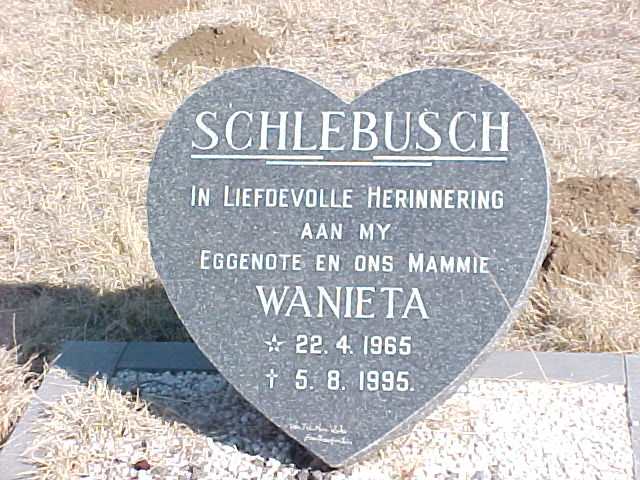 SCHLEBUSCH Wanieta 1965-1995