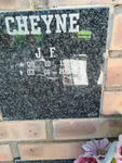CHEYNE J.F. 1925-2004