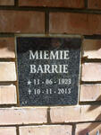 BARRIE Miemie 1923-2013