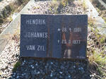 ZYL Hendrik Johannes, van 1901-1977