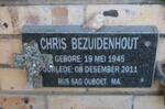 BEZUIDENHOUT Chris 1945-2011