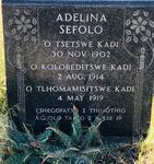 SEFOLO Adelina 1902-1919