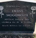 MOGOMOTSI Erens 1885-1955