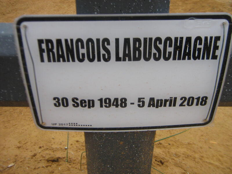 LABUSCHAGNE Francois 1948-2018