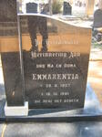 HEEVER Emmarentia, van den 1927-1981