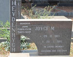 HEYDENRYCH Hendrik John 1919-2011 &  Joyce M. 1923-1985