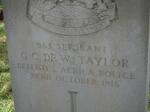 TAYLOR G.C. de W. -1916